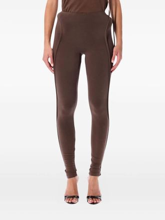Ottolinger piping leggings - women - Fabric - M - Brown