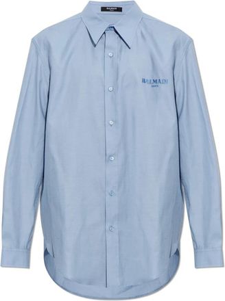 Balmain Hombre, Camisas, Azul, Talla: XL