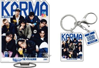 Generic stray-kids key chain KARMA keyring SK-Z key chain Acrylic Keychain stay KEYRING (a set SK-1)
