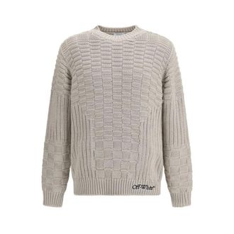 Off-white Heren, Truien, Beige, Maat: L Katoen