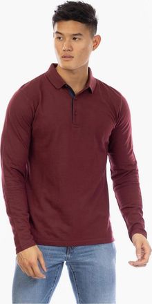 Peter Werth Mens Glasby Polo Shirt, Collared Neck, Long Sleeve - Size: 36
