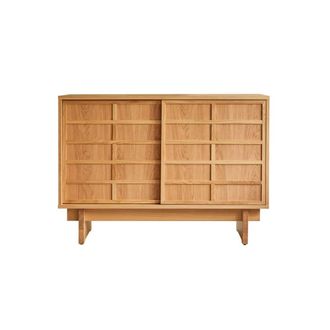 Tikamoon Mueble de ba&ntilde;o de roble de 115 cm