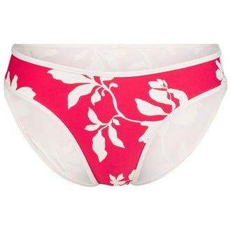 Seafolly Mayflower High Leg Pant Bikini-Bottom f&uuml;r Damen | rosa/wei&szlig;