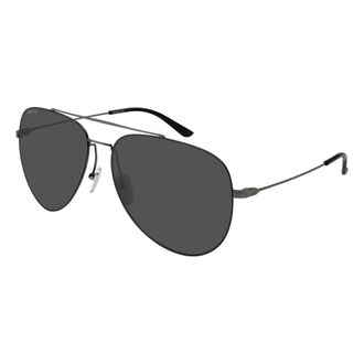 Gucci Aviator Zonnebril - Heren - Zonnebrillen - Grijs - 60 MM - Accessoires