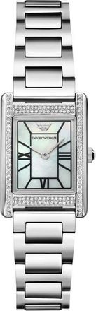 Emporio Armani Mother-of-Pearl Bracelet Watch, 32mm in Silver at Nordstrom