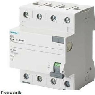 SIEMENS Interruptor Diferencial 4 Polos 25a 30ma Ac Tipo 5sv4342-0