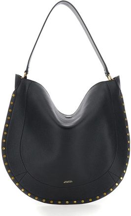 Isabel Marant Tassen, Dames, Zwart, ONE Size, Zwarte Hobo Tas Soft-GB
