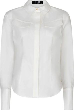 Ibana Dames, Blouses & Shirts, Wit, Maat: XL