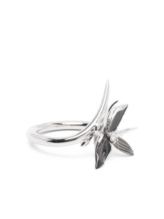 Shaun Leane Interlocking Flower diamond ring - Silver