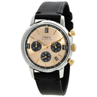 Timex Marlin Chronograph Quartz Champagne Dial Mens Watch TW2W60300