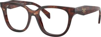 Prada Glasses, unisex, Brown, Size: 53 MM C11V Eyeglasses