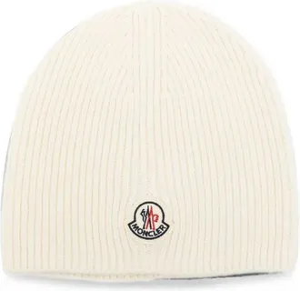 Moncler Hat Classic Logo Bonnet