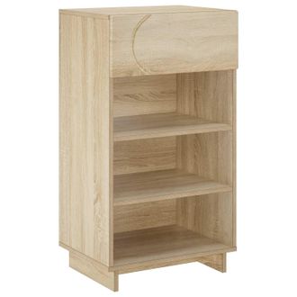 vidaXL Armario Zapatero 48 X 38 X 87,5 Cm Madera De Ingenier&iacute;a Vidaxl