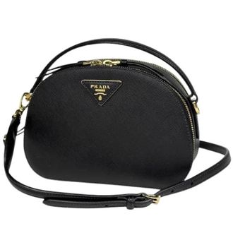 Prada Pre-owned Cross Body Bags, female, Black, Size: ONE SIZE Pre-owned Vintage Cross Body Bag