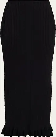 Proenza Schouler Monet Ribbed Maxi Skirt