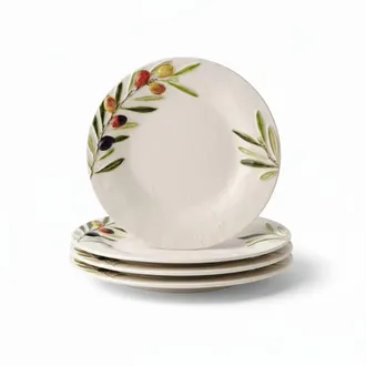 Bordallo Pinheiro Plato de Inicio Olival - Juego de 4 piezas