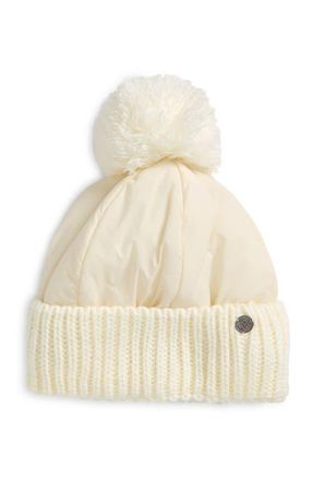Zella Mixed Media Beanie in Ivory Egret at Nordstrom