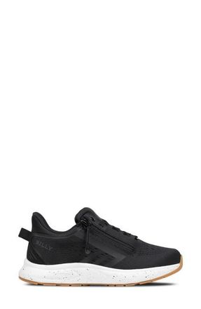 Billy Footwear Sport Inclusion DZ1 Double Zip Sneaker in Black/White/Gum at Nordstrom, Size 7.5