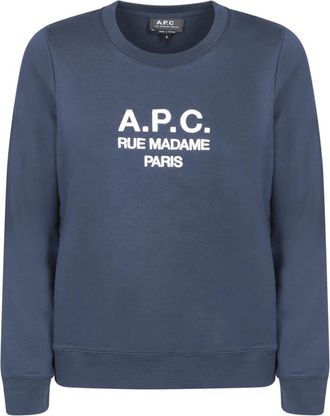 A.P.C. Sweatshirts - Dames - Sweatshirts - Blauw - S - Hoodies & sweatvesten