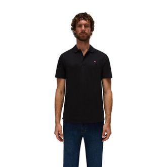 Napapijri Heren Regular Poloshirt (Zwart)