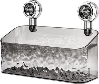 OEM Estanter&iacute;a De Ba&ntilde;o Con Ventosa, Color Gris, Resistente Al Agua Y F&aacute;cil De Instalar