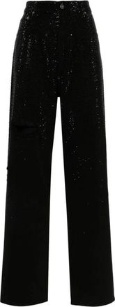 Golden Goose Denim Broek - Dames - Wijde Broeken - Zwart - W27 - Denim - Broeken