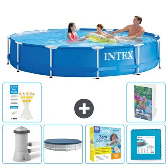 Intex Piscina Con Estructura Redonda - 366x76 Cm - 7-piezas S276