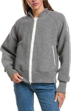 Canada Goose Sierra Fleece Black Label Wool-Blend Bomber Jacket
