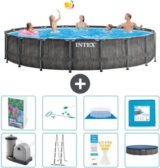 Intex Piscina Prism Frame Redonda - 549x122 Cm - 9-piezas S539