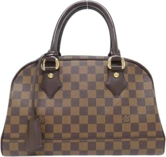 Louis Vuitton Pre-owned Handbags, female, Brown, Size: ONE SIZE Pre-owned Vintage Damier Canvas Handbag