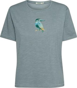 Greenbomb Bird Look Nova T-Shirt f&uuml;r Damen | grau