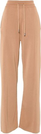 Pinko Love Birds-motif track pants - women - Nylon/Cotton - M - Neutrals