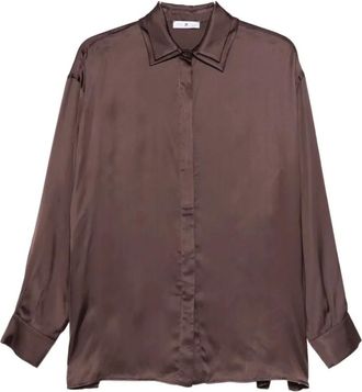 Pantaloni Torino Overhemden, Dames, Bruin, XS, Shirt