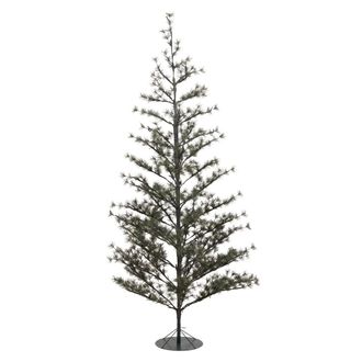 House Doctor Weihnachtsbaum mit LED-Beleuchtung Pin, H 220 cm, natur