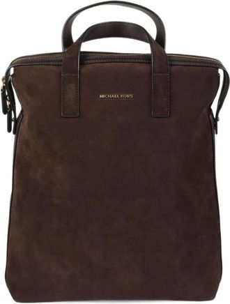 Michael Kors Mochila convertible Nicholas de ante - Bags - Hombre - Marr&oacute;n - ONE SIZE
