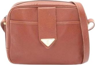 Saint Laurent Pre-owned Cross Body Bags, female, Brown, Size: ONE SIZE Pre-owned Vintage Shoulder Bag