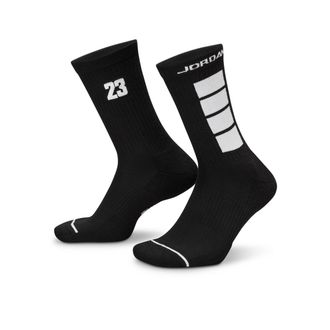 Nike Jordan Everyday Crew Socks (1 Pair) in Black | IB0828-010