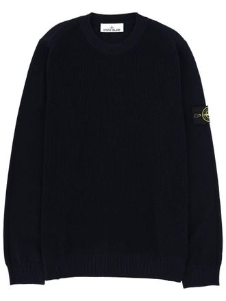 Stone Island Jersey With Logo Patch