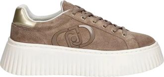 Liu Jo Elodie 01 - Dames - Sneakers - Bruin - 37 EU - Leer - Schoenen