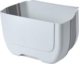 No Brand Mini Papelera Plegable Colgante Para La Puerta Del Armario De La Cocina, Peque&ntilde;a Papelera Plegable Debajo Del Fregadero, Papelera Plegable Pared