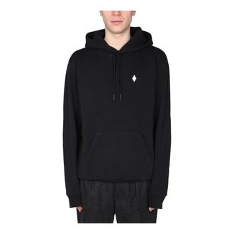 Marcelo Burlon Hoodies, male, Black, Size: XS Cross Regular Hoodie