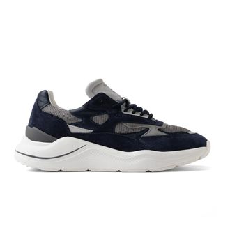 D.A.T.E. D.a.t.e., Schoenen, Heren, Blauw, 41 EU, Katoen, Running Sneakers