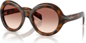 Prada Dames, Accessoires, Bruin, Maat: 53 MM Polyamide