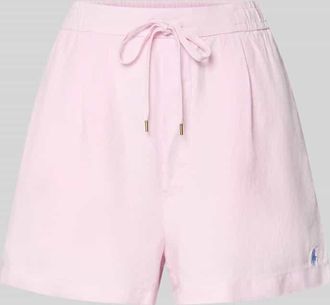 Polo Ralph Lauren Regular Fit Leinenshorts mit Tunnelzug in Rose, Gr&ouml;&szlig;e XXL