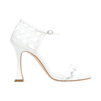 Manolo Blahnik High Heel Sandals, female, White, Size: 9 1/2 US Kalun 105 Sandals