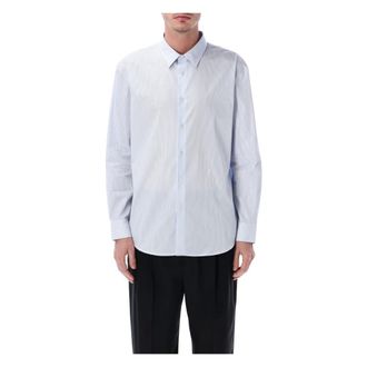 Saint Laurent Cassandre Shirt - male - Saint Laurent - Formal Shirts - Blue - 2XL - Shirts