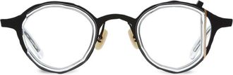 Masahiromaruyama Occhiali tondi - Nero