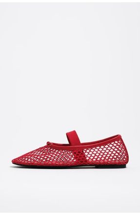 Bimba & Lola Mesh Ballerina in Red at Nordstrom, Size 35