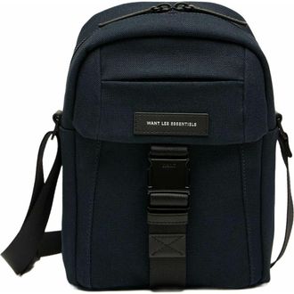 Want Les Essentiels Brantford Organic Cotton Canvas Crossbody Bag in Navy at Nordstrom