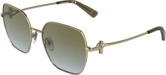 Longchamp LO190S 708 Womens Sunglasses Gold Size 56